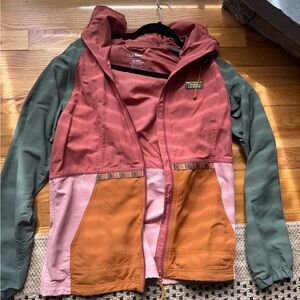 Never worn! L.L. Bean Coral Hooded Jacket